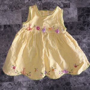 Yellow Plaid Sundress